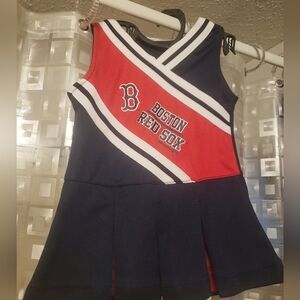 Boston Red Sox Cheerleader Dress, Size 12 Month Old Toddler